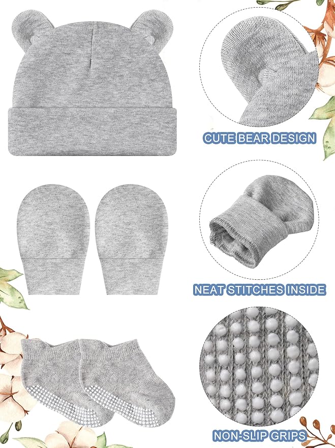 Geyoga Newborn Baby Hat Set - Image 4