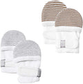 Baby Newborn No Scratch Mittens Stay On, 100% Cotton Adjustable 0-12M | Soft by HAPIU
