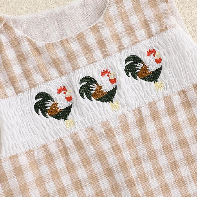Newborn Baby Boys Sleeveless Seersucker Romper One Piece Straps Overalls - Image 6