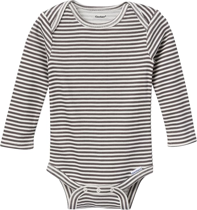 Gerber Baby Girls' 6-pack Long-sleeve Onesies Bodysuits - Image 2