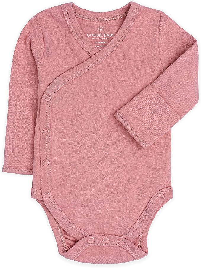 Baby Side Snap Kimono Bodysuit Set, Mitten Cuffs, 100% Cotton, Boy Girl - Image 8
