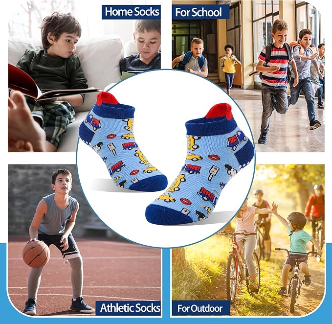 Welwoos Baby Girls Boys Toddlers Grips Socks Kids Non Slip Anti Skid Ankle - Image 5