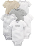 Simple Joys by Carter's Unisex Babies' Short-Sleeve Bodysuit by SimpleJoysbyCarters