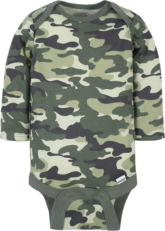 Gerber Baby Boys 6-Pack Long Sleeve Onesies Bodysuit - Image 5