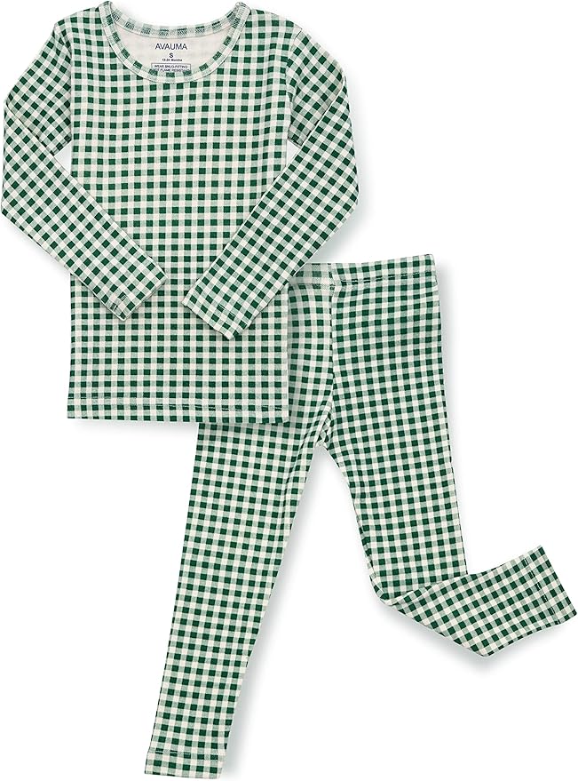 AVAUMA Baby Boys Girls Pajama Set 6M-7T Kids Cute Toddler Snug fit Pattern by AVAUMA