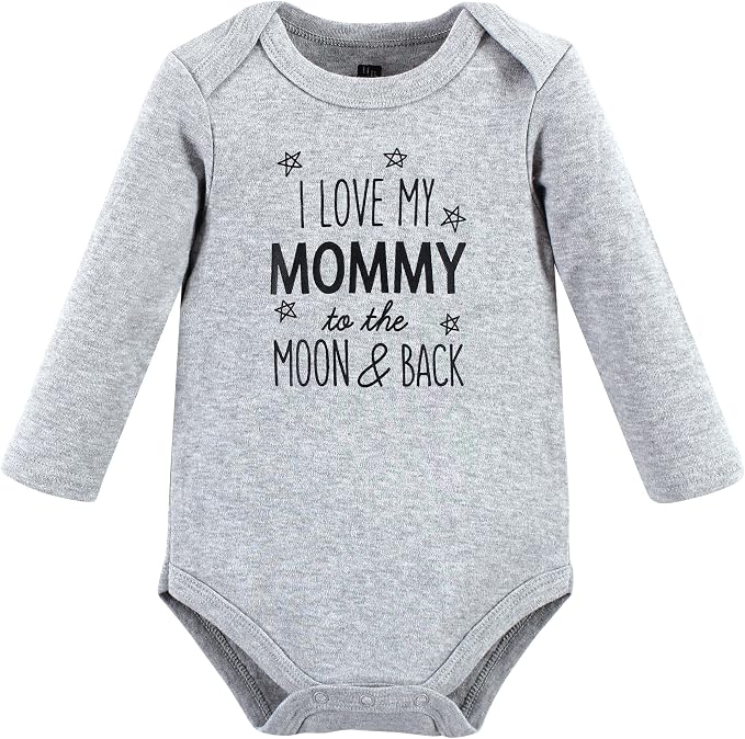Hudson Baby baby-boys Cotton Long-sleeve Bodysuits 3-pack - Image 3