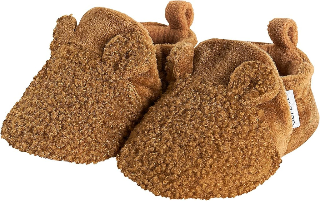 Gerber Baby Girls Fleece Lined Non Skid Soft Slipper Booties by Gerber