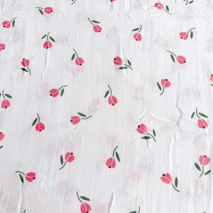 Ali+Oli Muslin Swaddle Blanket for Baby Large 47" x 47" Soft Rayon Made from - Image 3