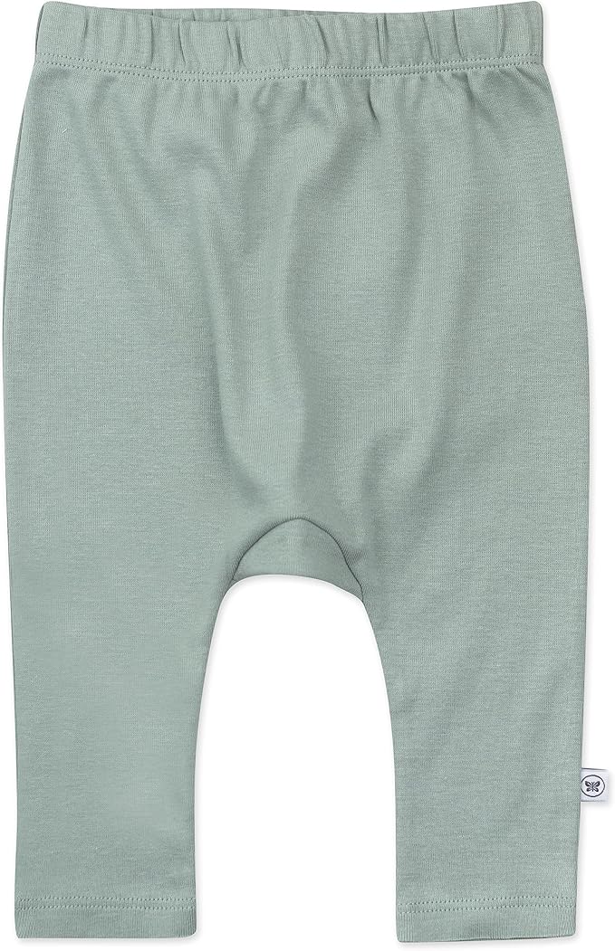 HonestBaby Unisex-Baby Multipack Harem Pants Roomy Fit Pull on Bottoms 100% - Image 5