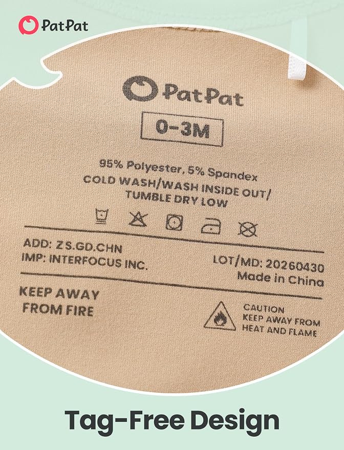 PATPAT Baby Sleeper Gown with Hat - Image 6