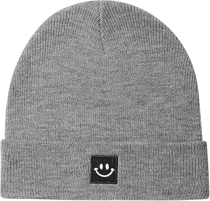 Baby Beanie Knit Ski Hat with Cute Face for Girls Boys 0-7 Years