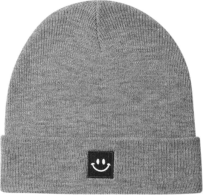 Baby Beanie Knit Ski Hat with Cute Face by Paladoo