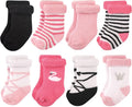 Hudson Baby Baby 8-pack Cotton Rich Newborn and Terry Socks by HudsonBaby