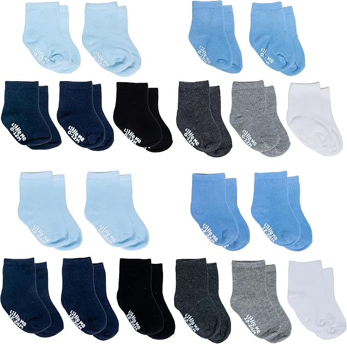 Little Me 20-Pack Newborn Baby Infant & Toddler Unisex Socks, by LittleMeChildrensApparel