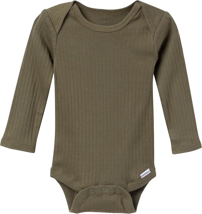 Gerber Baby Boys 6-Pack Long Sleeve Onesies Bodysuit - Image 4