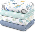 GLLQUEN BABY Muslin Swaddle Blankets 4Pk Receiving Blanket Large 35" x 40" | by GLLQUENBABY