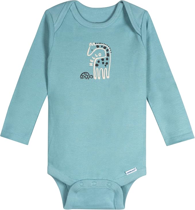 Onesies Brand Baby Boys & Girls 6-Pack Long Sleeve Bodysuits - Image 2