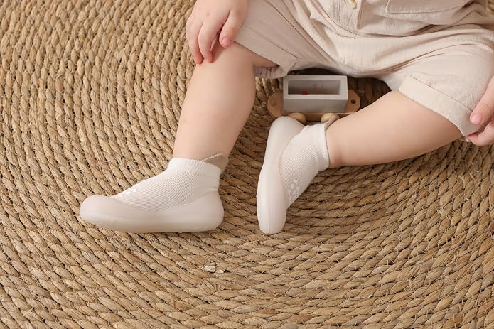 Baby Sock Shoes Toddler Walking Shoes Infant Slippers | Soft Rubber Sole - Image 6