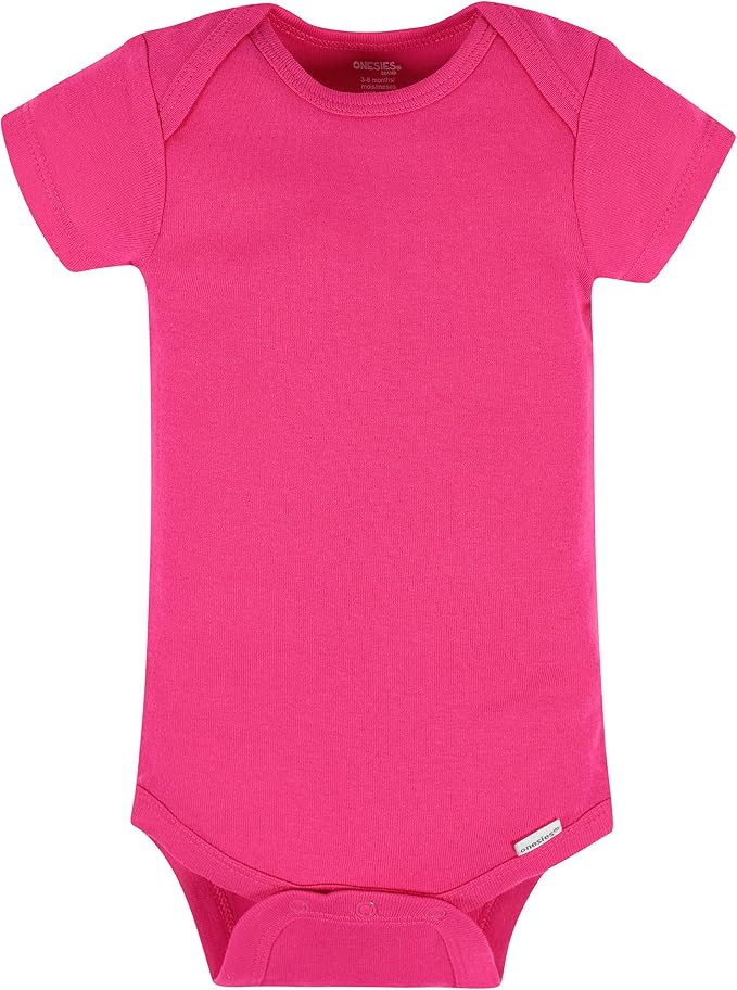 Onesies Brand Baby Girls' 8-pack Short Sleeve Mix & Match Bodysuits - Image 3