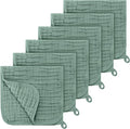 Accmor 6 Pack Muslin Burp Cloths 100% Cotton 20''x10'' Large Extra Soft and by Accmor