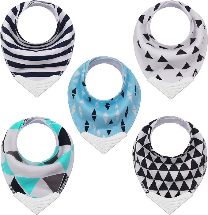 Giftty Baby Teething Bibs Set by Giftty