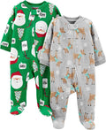 Simple Joys by Carter's Baby In 2pk Fleece Snp Santa Trees by SimpleJoysbyCarters