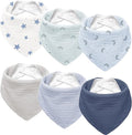 Susurration Muslin Baby Drool Bibs 6Pack Soft Triangular Adjustable Baby by Susurration