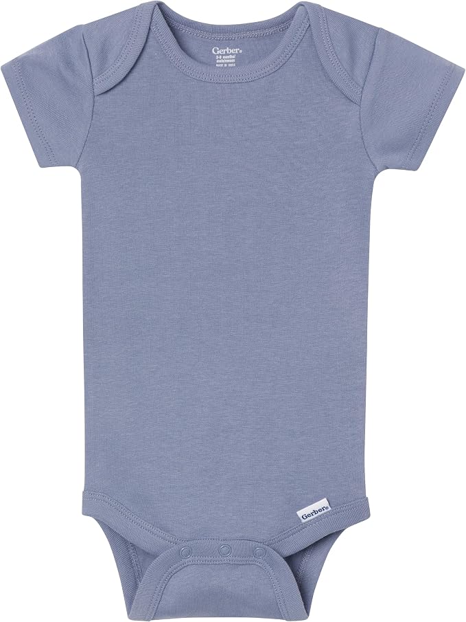 Gerber Baby Boys & Girls 5-Pack Solid Onesies Bodysuits - Image 3