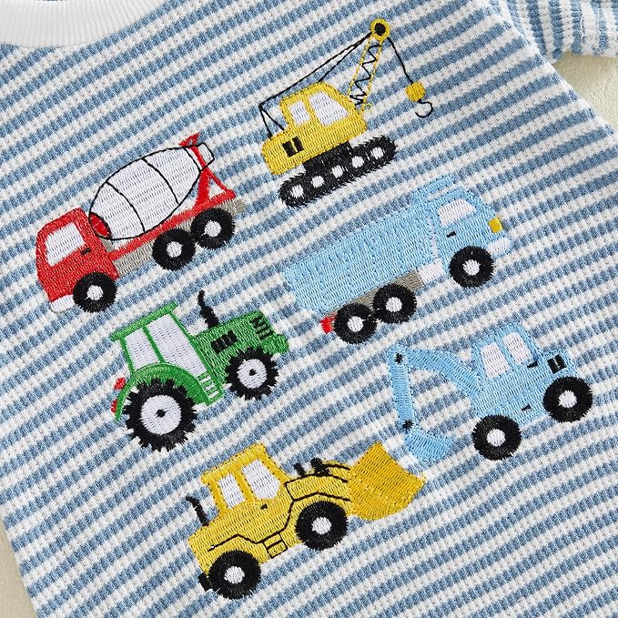 Newborn Baby Boy Girl Summer Clothes Funny Print Sweatshirt Romper Oversized - Image 6