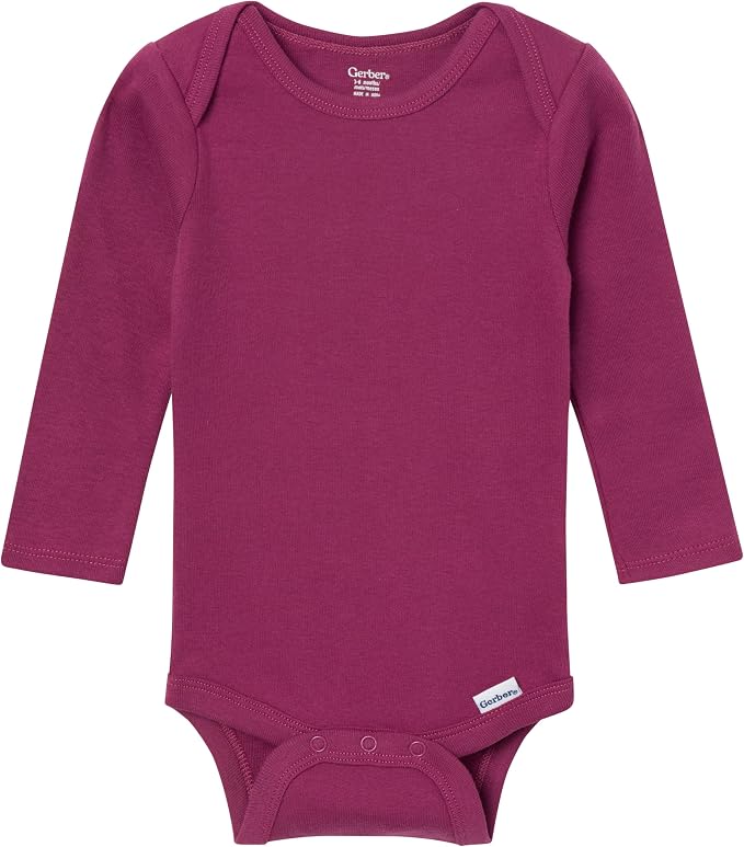 Gerber Baby 6 Pack Long-sleeve Onesies Bodysuit - Image 5