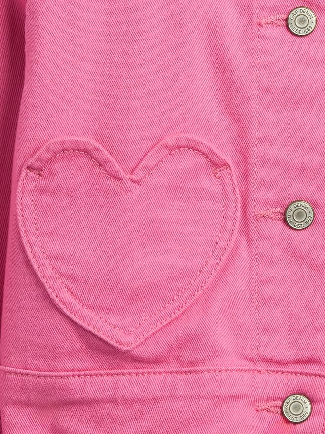 GAP Baby Girls' Novelty Denim Jacket - Image 3