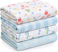 GLLQUEN BABY Muslin Swaddle Blankets 4Pk Receiving Blanket Large 35" x 40" | by GLLQUENBABY