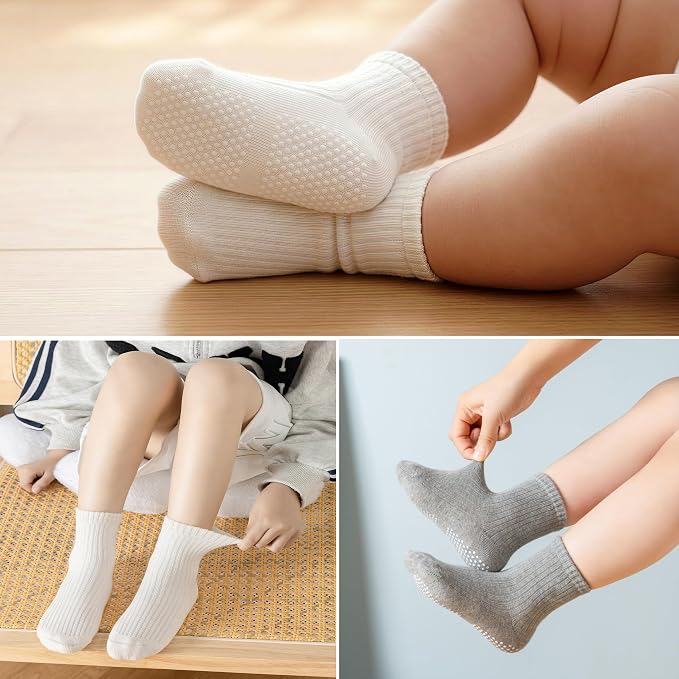 Toddler Grip Socks Non Slip Crew Socks Socks - Image 2