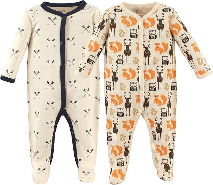 Hudson Baby Unisex Baby Cotton Sleep and Play - Image 2