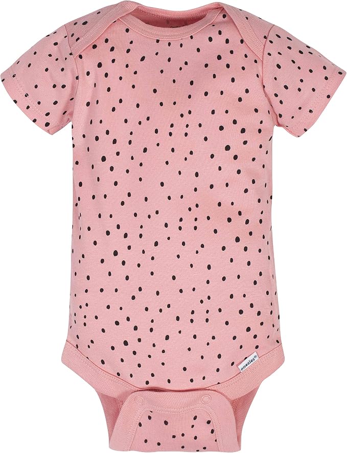 Gerber Baby Girls' 8-pack Short Sleeve Onesies Bodysuits - Image 5