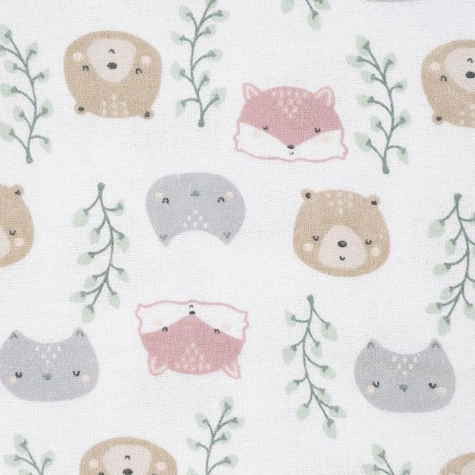 Gerber Girls Newborn Infant Baby Toddler Nursery 100% Cotton Flannel Receiving - Image 2