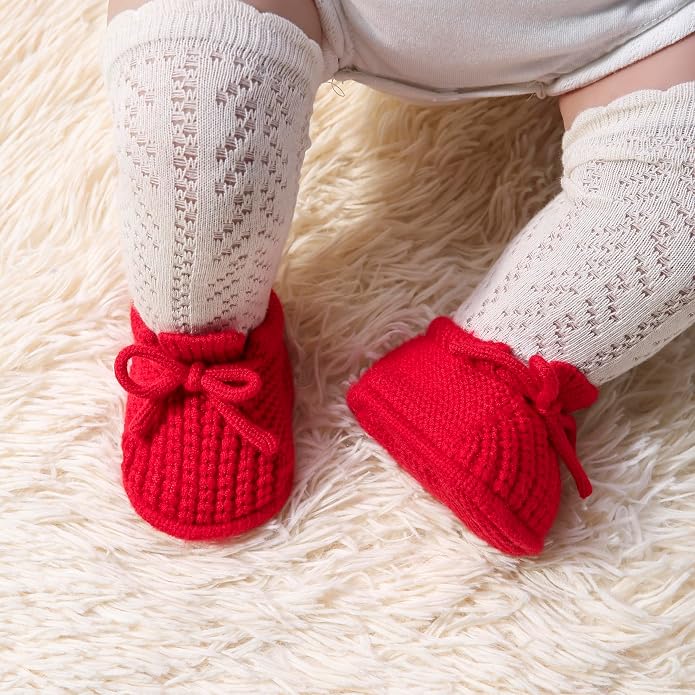 Baby Booties Infant Booties Knit Newborn Shoes - Image 2