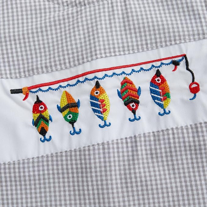 Newborn Baby Boys Sleeveless Seersucker Romper One Piece Straps Overalls - Image 5