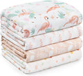 GLLQUEN BABY Muslin Swaddle Blankets 4Pk Receiving Blanket Large 35" x 40" | by GLLQUENBABY