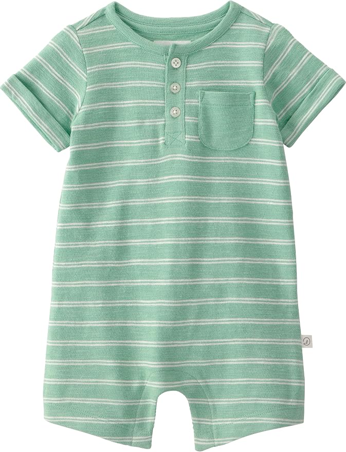 little planet by carter's Unisex Baby Waffle Knit Button-Front Jumpsuit made by LittlePlanet