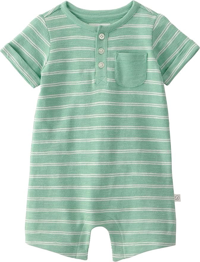 little planet by carter's Unisex Baby Waffle Knit Button-Front Jumpsuit made by LittlePlanet