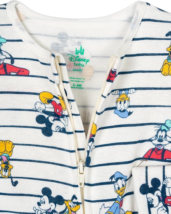 Disney Baby Boys' 2-Pack Footed One-Piece Sleep N' Play Newborn to Infant - Image 4