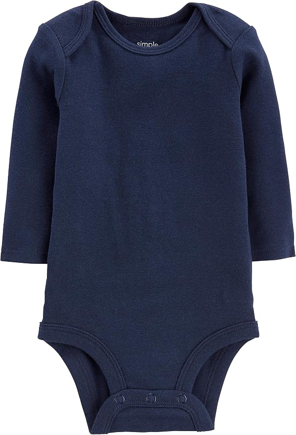 Simple Joys by Carter's Baby Boys Long-Sleeve Bodysuit Pack of 5Bodysuit - Image 2