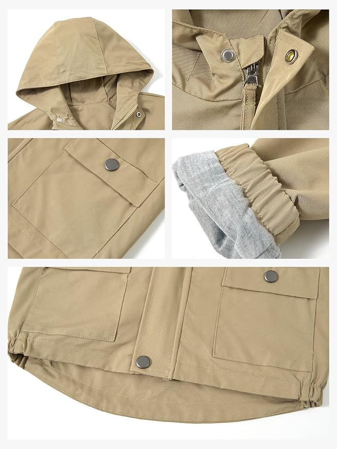 Volunboy Toddler Boys Spring Windbreaker Lightweight Jacket | baby boy - Image 3