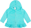 Gerber Baby & Toddler Girls Zipper Hoodie Terry Swimsuit Cover Up by Gerber