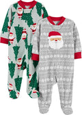 Simple Joys by Carter's Baby In 2pk Fleece Snp Santa Trees by SimpleJoysbyCarters