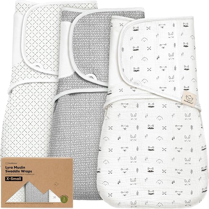KeaBabies Muslin Baby Swaddles for Newborns, 100% Cotton | Organic Cotton by KeaBabies