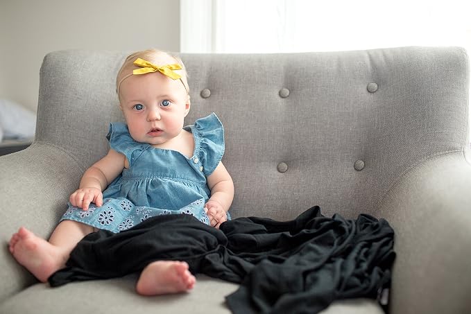 Copper Pearl Swaddle Blankets for Newborns | Soft Stretchy Receiving Blankets - Image 4