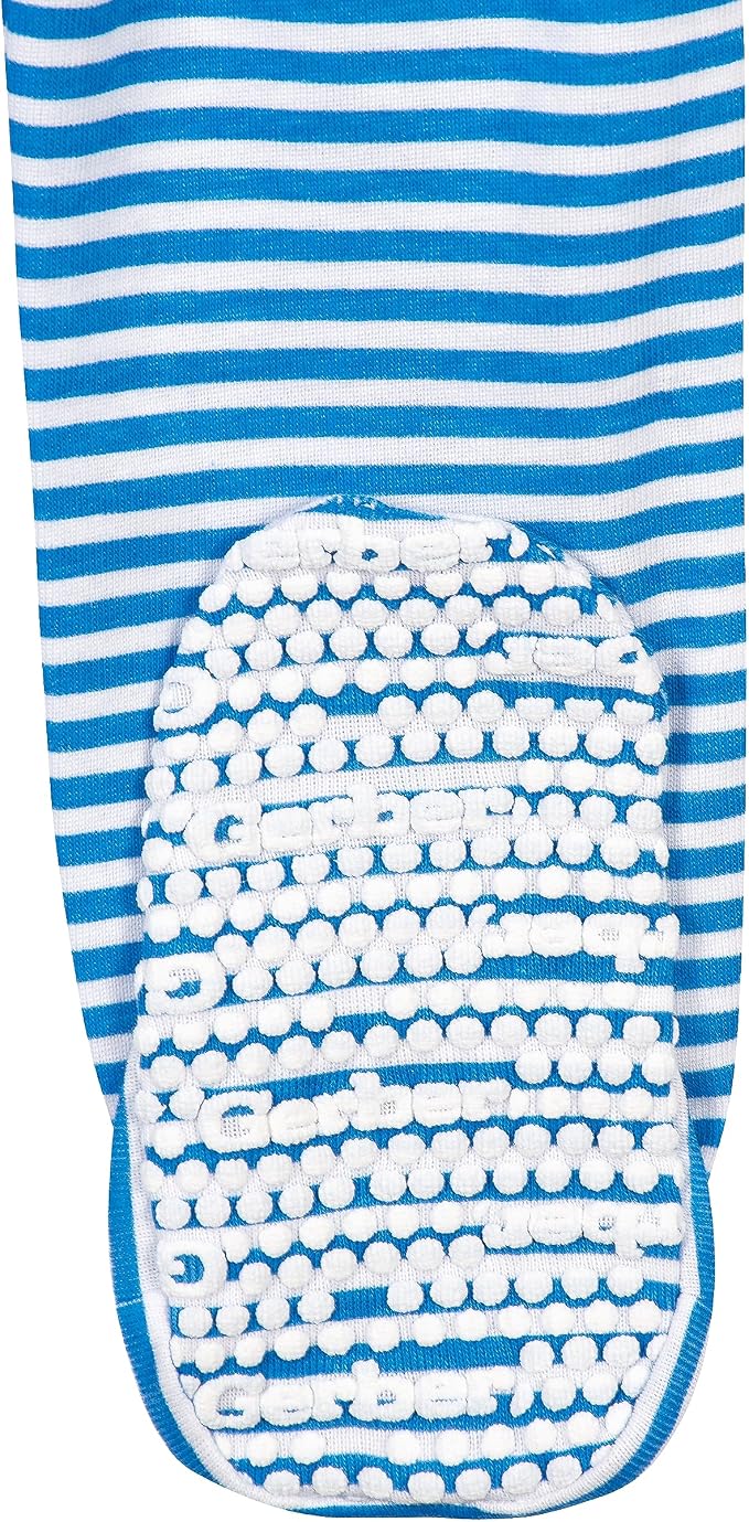 Gerber Baby Boys 4-Pack Footed Pajamas - Image 15