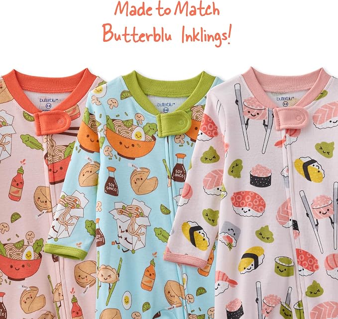 Butterblu Scout Sleep & Play 100% Organic Cotton Footed Zip Front PJs | GOTS - Image 8